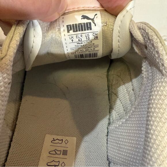 Puma Turin Men’s Sneaker size 10 Puma White Forest Night - Picture 13 of 16